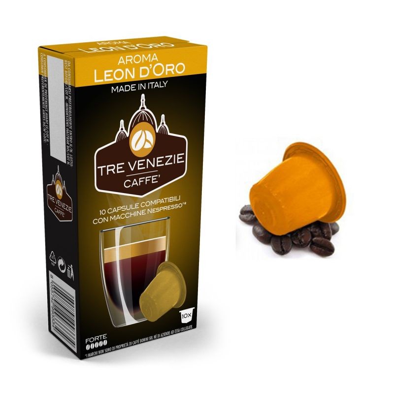  Italian Coffee Caps. TRE VENEZIE Leon D'Oro