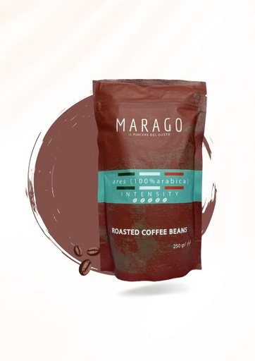 [CB25MRARES005] Italian Coffee Beans - Marago ARES 100% Arabica 250g